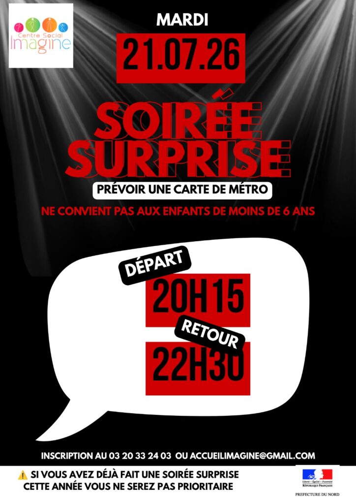 soirée surprise du 21 juillet 2026